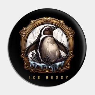 Penguin "Ice Buddy" , Penguin Gift , Penguin Lover , Penguin Cartoon Pin