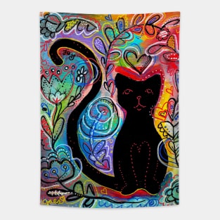 Garden Kitty Tapestry