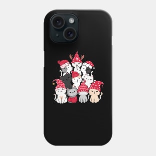 Merry Catmas Christmas Cat Tree Phone Case