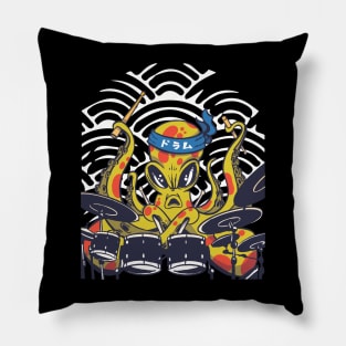 Octopus Drummer Pillow