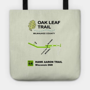 Oak Leaf Trail • Hank Aaron Line • MKE WI Tote