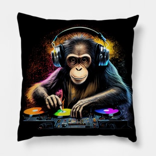 DJ Monkey Pillow