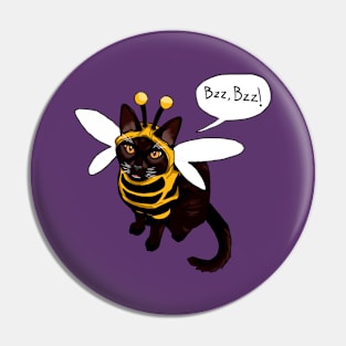 The Bee Cat Pin