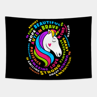 autism unicorn autism awareness Tapestry