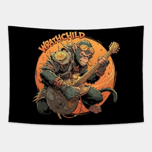 Wrathchild  Iron Maiden monkey Tapestry