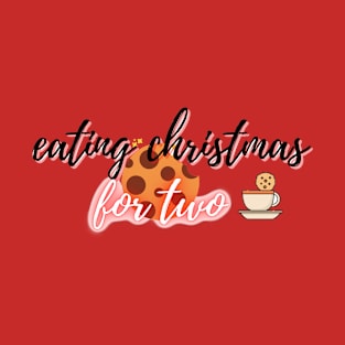 Eating christmas cookies for two T-Shirt