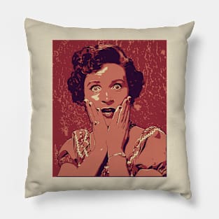 Betty White | Vintage poster Pillow