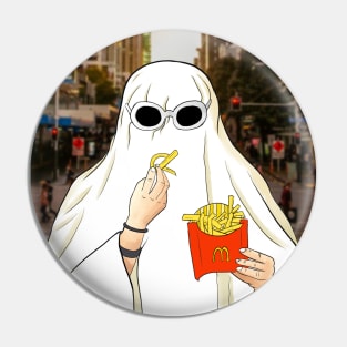 Ghost tiktok trend halloween Pin