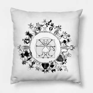 KINKY KITTY - Kinky Mandala Pillow