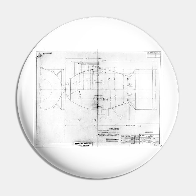 Fat Man atomic bomb blueprint (C021/2942) Pin by SciencePhoto