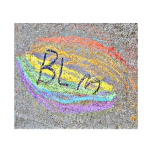 BLM Equality Chalking Street Art - Front T-Shirt