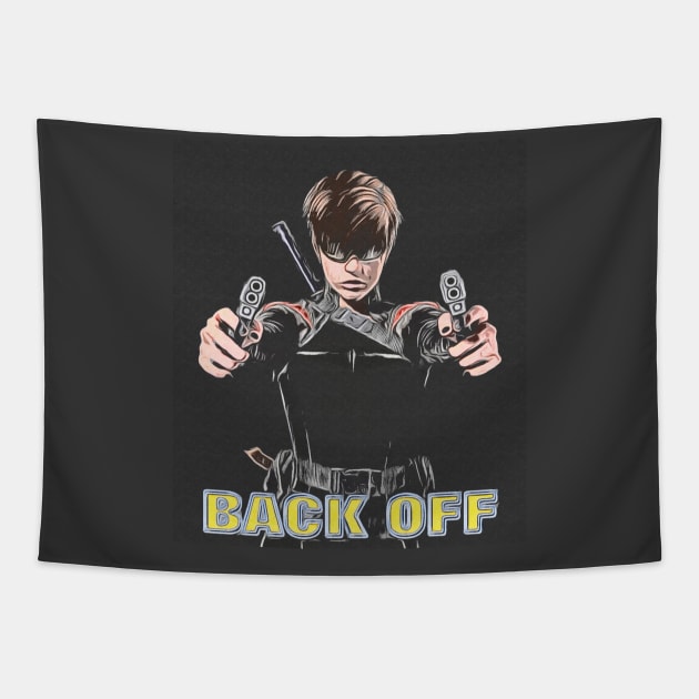 Back Off Tapestry by madone