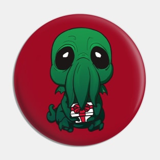 Christmas Cthulhu Pin