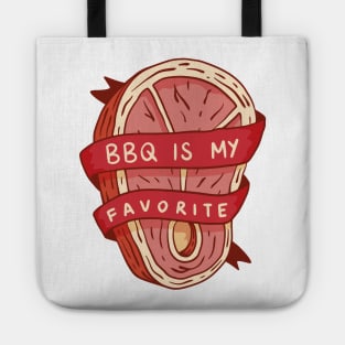 B B Q T Shirt Tote