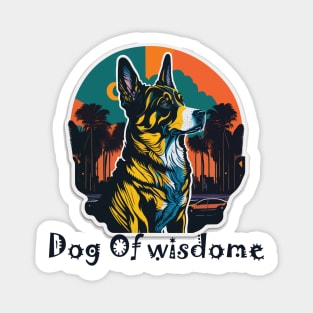 dog of wisdom Magnet