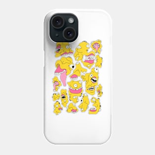 Strange Yellow Creature Parade Phone Case