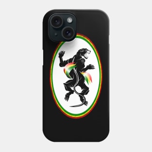 Panther Rastafarian Flag Phone Case