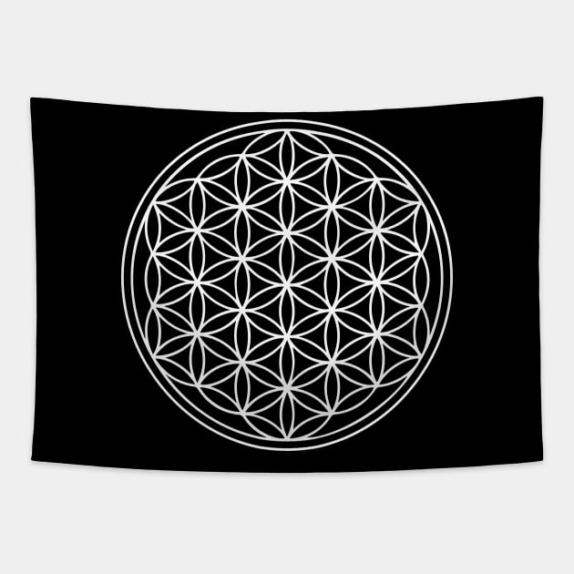 Flower of life - Sacred Geometry Tapestry by Cosmic Status