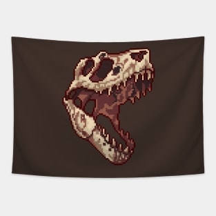 Tiny T-Rex skull Tapestry