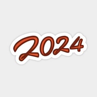 Happy new year 2024 gift Magnet