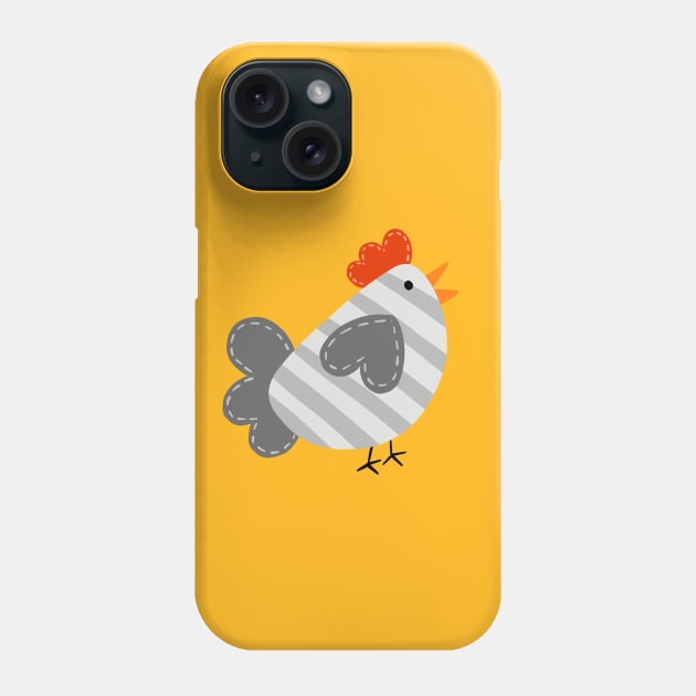 Little Grey Chick Phone Case by Squeeb Creative