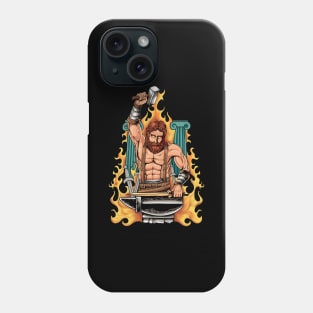 God of Greek mythology - Hephaistos Phone Case