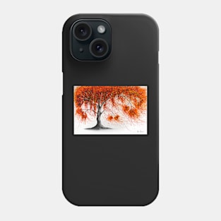 Crisp Amber Tree Phone Case