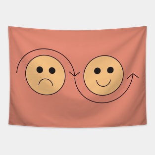 Turn That Frown Upside Down Tapestry