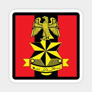 The flag of the Nigerian Army Headquarters Magnet