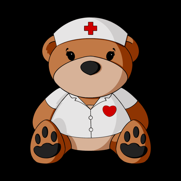 Nurse Teddy Bear by Alisha Ober Designs