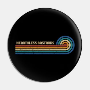 Heartless Bastards  - Retro Sunset Pin