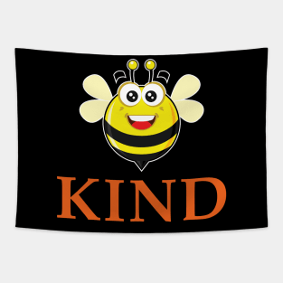 funny BEE KIND CHOOSE KIND T-Shirt honey Tapestry