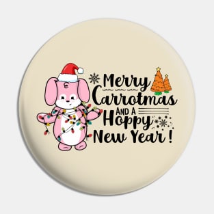 Merry Carrotmas And A Hoppy New Year! Pin