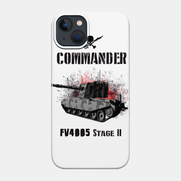 Commander- FV4005 - World Of Tanks - Phone Case