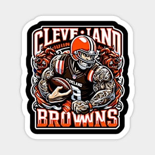 Cleveland Browns Tattoo Magnet