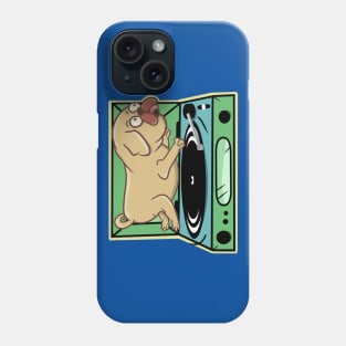 Pug Vinyl Turntable Phone Case