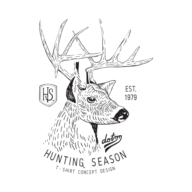 hunting season - deer hunting by dotdotdotstudio