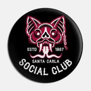 Santa Carla Social Club - Lost Boys Vampires Pin