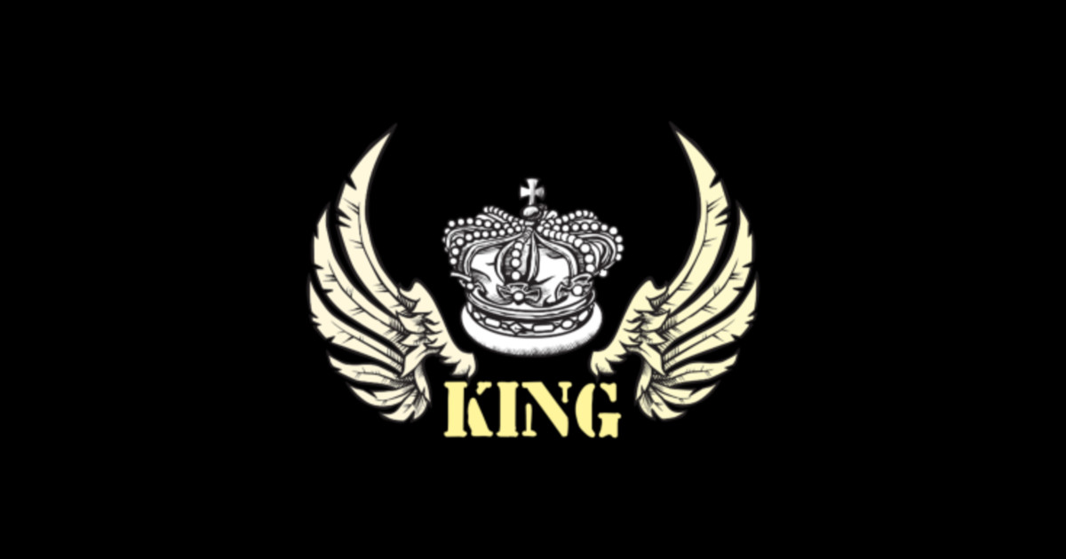 Gothic King of Wings King Sticker TeePublic