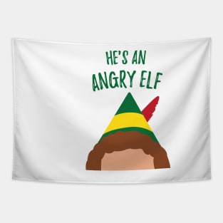 Buddy the Elf Inspired Quote He's an Angry Elf Tapestry