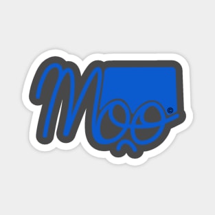 Moo1 Blue Magnet