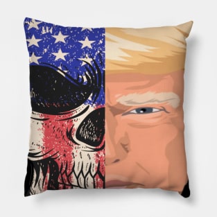 TRUMP skull Pillow