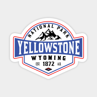 Yellowstone National Park Wyoming Camping Hiking Climbing Magnet