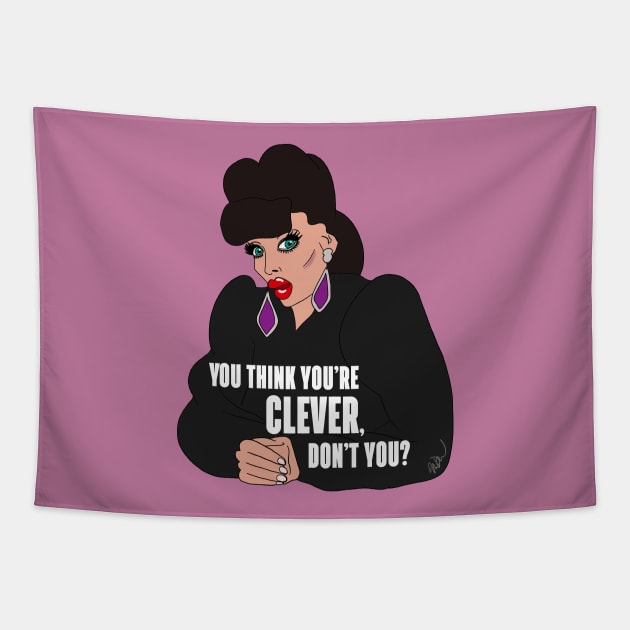 Clever Gurrrl Tapestry by thecompassrose