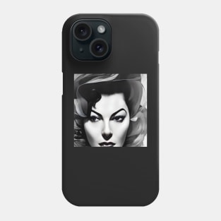 Ava Gardner Vivid 1954 Home Décor Phone Case