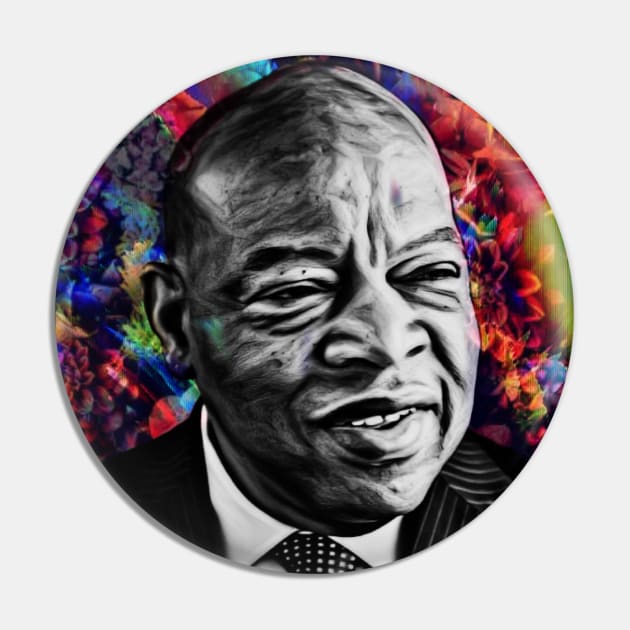 Rest in Power John Lewis Pin by Esoteric Fresh 