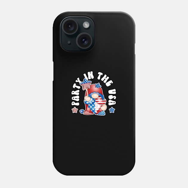 Party in the usa Phone Case by Zedeldesign