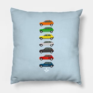 5 classic car collection Pillow