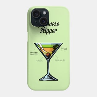 Japanese Slipper Cocktail Recipe Phone Case