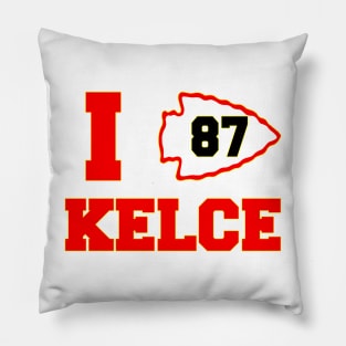 I Love Travis Kelce 87 Pillow